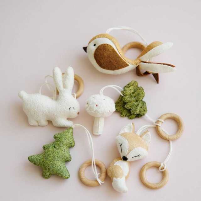 Woodland Baby Play Gym , Boho Nursery Accessory - image 1