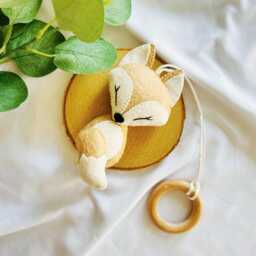 Woodland Baby Play Gym , Boho Nursery Accessory - thumbnail 4