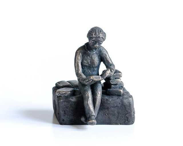 Devotion 3, Bronze Sculpture, Patinated - image 1