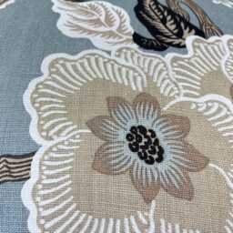 Schumacher Luxury Designer Hothouse Flowers Pale Blue Cushion Pillow Cover - thumbnail 2
