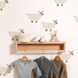 Sheep - Fabric Wall Decal Modern Farm Mej - thumbnail 3