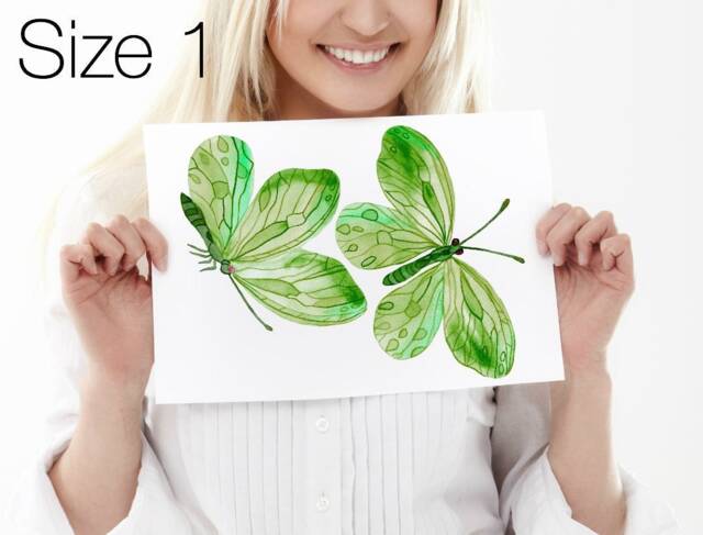 Wall Decals Leaf Butterflies, Home D??cor, For Walls, Furniture, Ceramic Tiles, Living Room Decals, Kitchen Decor - image 1