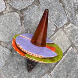 Original Glass Ceramic Sculpture, Modern Art, Geometry Decor - thumbnail 4