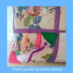 Mother's Day Dementia Alzheimer's Fidget Sensory Cushion Pillow Activity Aid Therapy Fiddle Gift For Nana Grandma Seniors - Ready To Ship - thumbnail 3