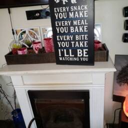 Golden Doodle Dog Sign Personalized Distressed Wood Wall Hanging Lover Gift I'll Be Watching You Every Snack Make Meal Bak - thumbnail 2