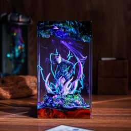New Avatar Toph Beifong Led Night Light - Fanmade Earthbender Action Figure Resin Art Anime Collectible Display - thumbnail 4