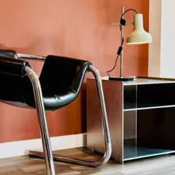Digbeth Cube - Bedside Table With Shelf - Aluminium Industrial Minimalist Modern Designed & Made in England - thumbnail 2