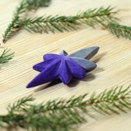 Handmade Star Christmas Tree Decorations - Waldorf Inspired - thumbnail 3