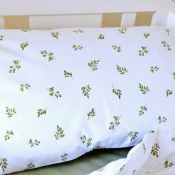 Green Leaves - Baby Bedding , Cot Bed Toddler Tropical Bedroom - thumbnail 3