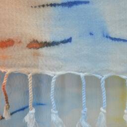 Turkish Towel, Dye Beach Towel, Colorful Towel, Surfer Towel, Turkish Peshtemal, Batik Towel, 38''x65 - thumbnail 3