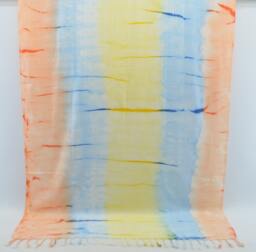 Turkish Towel, Dye Beach Towel, Colorful Towel, Surfer Towel, Turkish Peshtemal, Batik Towel, 38''x65