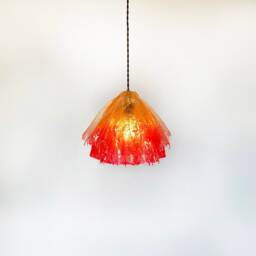 The Luva Lamp. One-Of-A-Kind Resin Pendant Lamp With Jellyfish Organic Form. Melting Sculptural Light Fixture For Home Decor - thumbnail 2