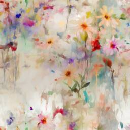 Abstract Lamp Shade Floral Lamp Home Decor Flowers Lampshade Table - thumbnail 2