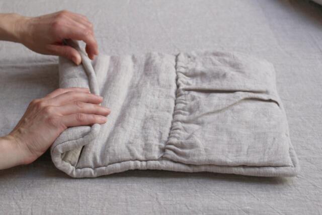 Transforming Travel Pillow With Organic Wool Filling - Top Gift For Travelers - Us Duty Paid - image 1