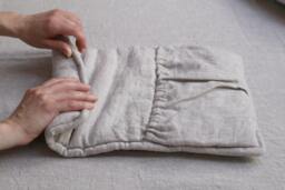 Transforming Travel Pillow With Organic Wool Filling - Top Gift For Travelers - Us Duty Paid - thumbnail 1