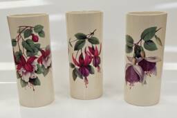 Fuchsia Vases Set Of 3