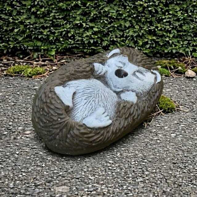 Cement Hedgehog Sculpture Concrete Figurine Outdoor Animal Decoration Front Door Ornament Garden & Home Statue Lover Gift - image 1