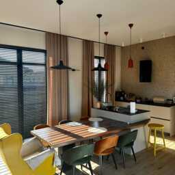 Unique Paper Mache Pendant Light Farmhouse Lighting For Kitchen Island - thumbnail 2