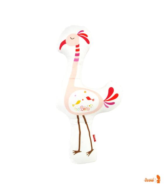 Pink Flamingo Plush Pillow Kids Nursery Decor - image 1