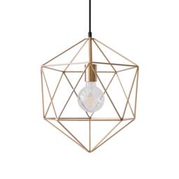 Minimal Pendant Light Modern Globe Chandelier Ceiling Lighting Polyhedron Industrial Lamp - thumbnail 2