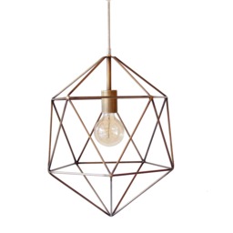 Minimal Pendant Light Modern Globe Chandelier Ceiling Lighting Polyhedron Industrial Lamp