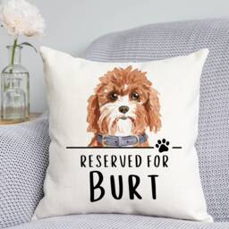 Cavapoo Cushion - Dog Related Gift Reserved For Dog Cushion Gift - thumbnail 1
