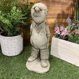 stone Garden Cricket Batsman Batter Gift Cricketer Concrete Ornament - thumbnail 2