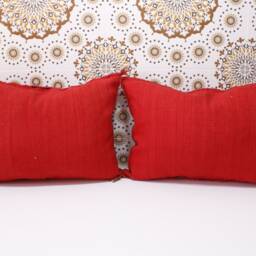 Ddp_Set Of 2 New Moroccan Pillows 100% Silk, Absolutely Gorgeous Pillow Berber Home Design Handmade Kilim With Zipper 2P41 - thumbnail 3