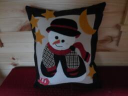 Finn The Snowman & Friend Pillow - thumbnail 1