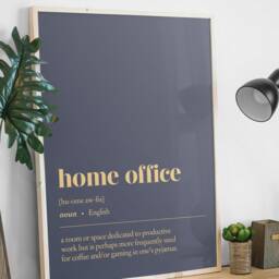 Funny Office Decor - Home - Customisable Illustration Print Minimalist Home Wall Work From Art - thumbnail 3