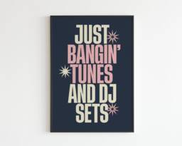 Am Inspired - Just Banging Tunes & Dj Sets Lyrics Music A3 A4 A5 Wall Art Poster Print Gift - thumbnail 1