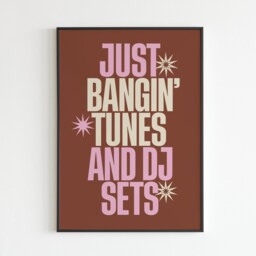 Am Inspired - Just Banging Tunes & Dj Sets Lyrics Music A3 A4 A5 Wall Art Poster Print Gift - thumbnail 3