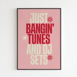 Am Inspired - Just Banging Tunes & Dj Sets Lyrics Music A3 A4 A5 Wall Art Poster Print Gift - thumbnail 2