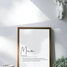 Mum Print, Mum Keepsake, Card, Gifts For Mum, Mother's Day Gifts, Mama Print, Mum Definition, Picture, Mothers Day Gift, Best - thumbnail 3