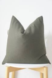 Green Tribal Hemp Hand Woven Natural Dye Color Hmong Lumbar Pillow Cover - thumbnail 1