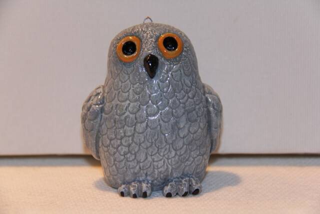Gray Owl Figurine/Ornament - image 1