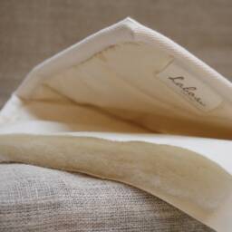 Handmade Wool King Size Pillow - Cotton Cover, Memory Foam Core - 1Pc. Us Duty Paid - thumbnail 4