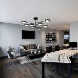 Sputnik Ceiling Style 8-Arms Chandelier Lighting Of Fixture Stilnovo Italian Lamp Light - thumbnail 4