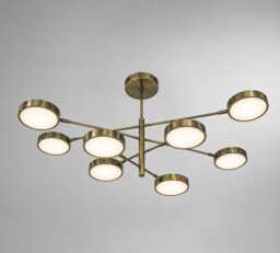 Sputnik Ceiling Style 8-Arms Chandelier Lighting Of Fixture Stilnovo Italian Lamp Light