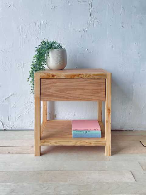 The Craftsmen - Barn Wood Style Rustic Bedside Table End Nightstand Modern Handcrafted in Usa - image 1