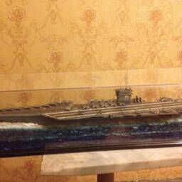 Nimitz Carrier Class George H. Bush Cvn-77 With Diorama - thumbnail 4