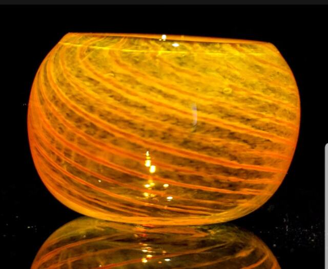 Treasure Bowl in Orange & Sunflower Yellow