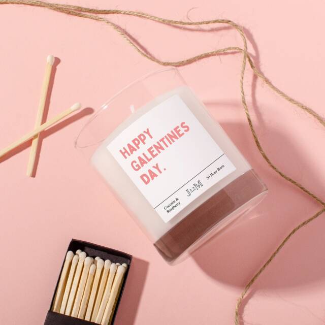 Galentines Gift. Day. Candle. For Her. Candle Friend Valentines - image 1