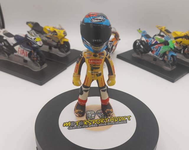 Pecco Special Go Free Handmade Moto-Gp Rider Figure - Champ Peco Artwork Biker Gift - image 1