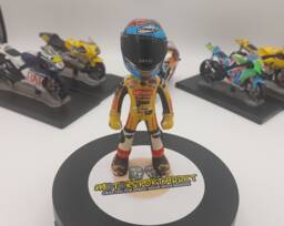 Pecco Special Go Free Handmade Moto-Gp Rider Figure - Champ Peco Artwork Biker Gift - thumbnail 1
