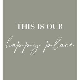 This Is Our Happy Place Sign - Living Room Signs Farmhouse Above The Couch Entryway - thumbnail 3