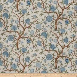 "Pair 25"" Or 50"" Wide French General Antoinette Linen Blend Bleu Rod Panels Drapes Cafe Curtains Valance 24 63 72 84 96 108 120" - thumbnail 2