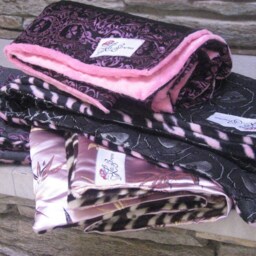 "Girl Rocker Baby Blanket ""Gracie" - thumbnail 4