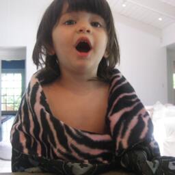 "Girl Rocker Baby Blanket ""Gracie" - thumbnail 2