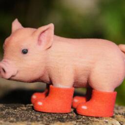 Piglet in Red Boots - thumbnail 2